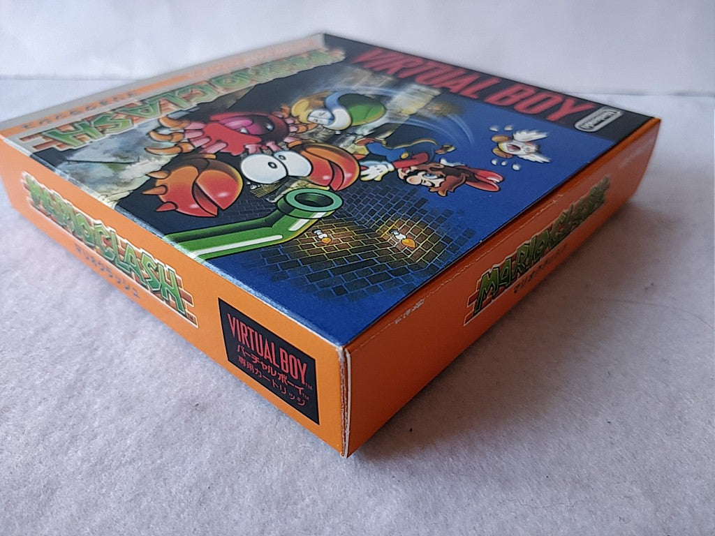 MARIO CLASH Nintendo Virtual Boy/Cartridge, manual and Box/tested-c623--