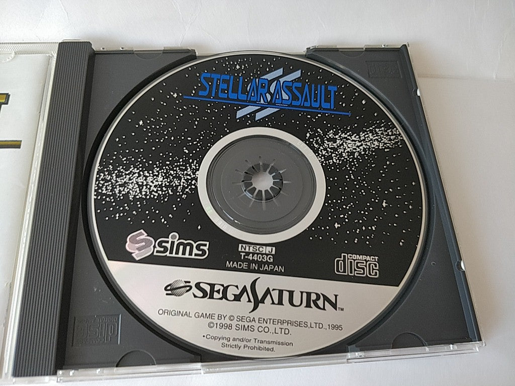 STELLAR ASSAULT SS (Shadow Squadron) SEGA Saturn,Manual,Reg Card,Seal set-c0901- - Hakushin Retro Game shop