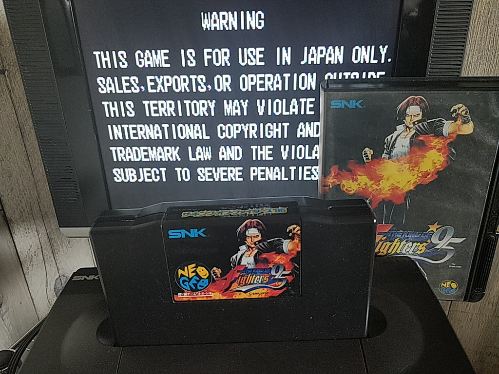 KOF97 THE KING OF FIGHTERS 97 SNK NEO GEO AES Cartridge, Manual Boxed –  Hakushin Retro Game shop