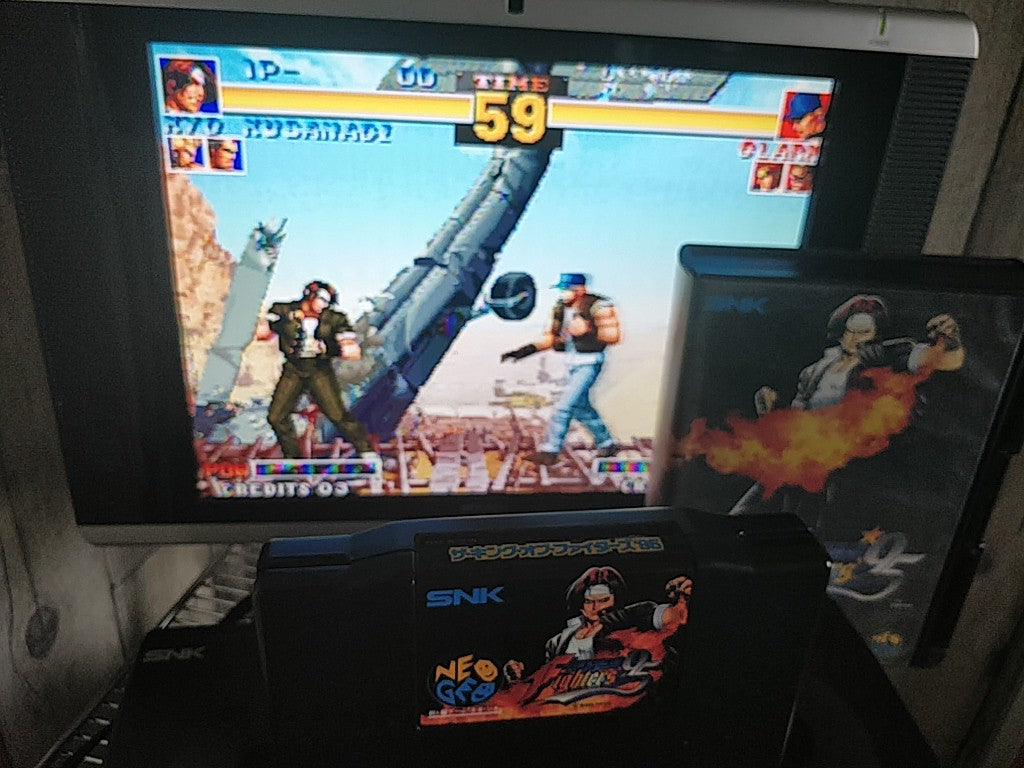 KOF 95 THE KING OF FIGHTERS 95 SNK NEO GEO AES Cartridge, Manual Box set-f0118-