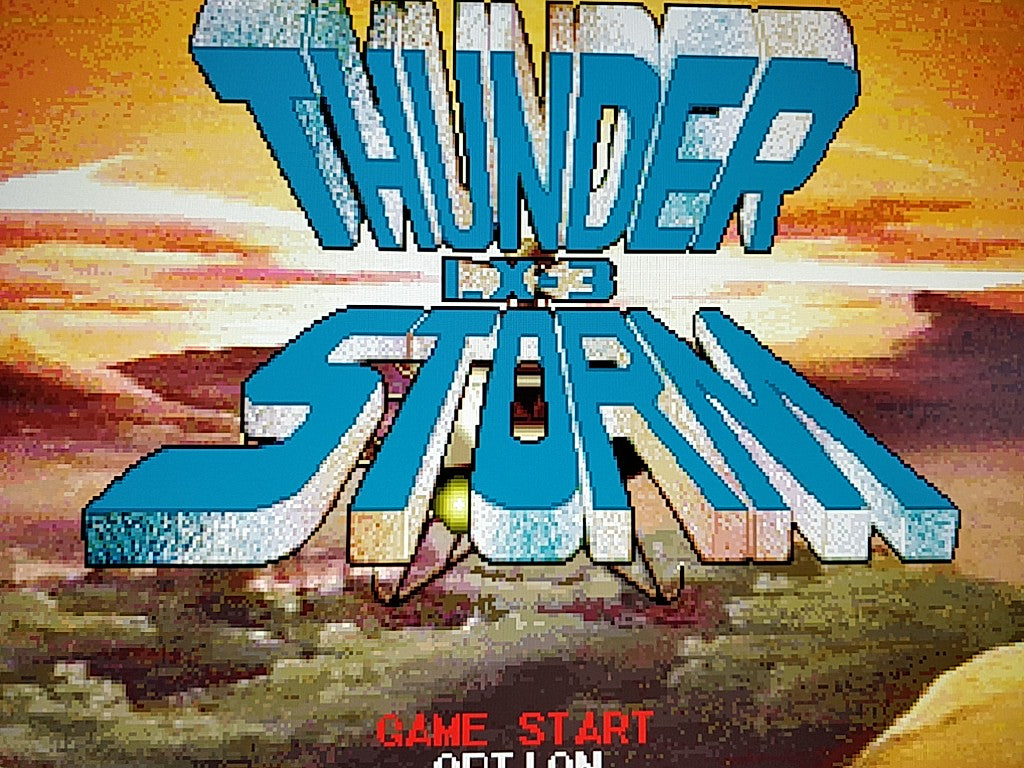 Thunder Storm & Road Blaster SEGA Saturn/Game Disk and Boxed tested-c0915- - Hakushin Retro Game shop