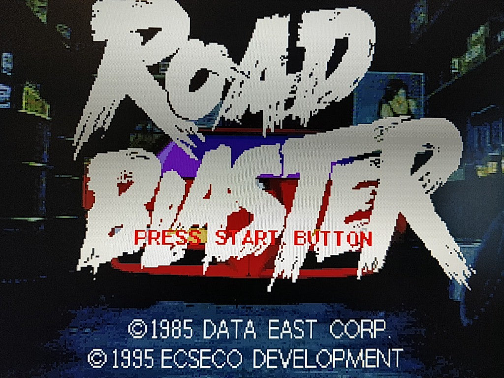 Thunder Storm & Road Blaster SEGA Saturn/Game Disk and Boxed tested-c0915- - Hakushin Retro Game shop