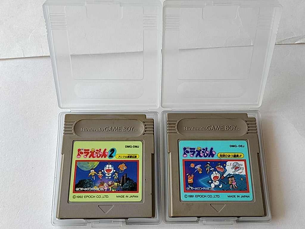 DORAEMON VS HIMITSU DOGU and Animal Planet GameBoy Cartridge set tested-c0915- - Hakushin Retro Game shop