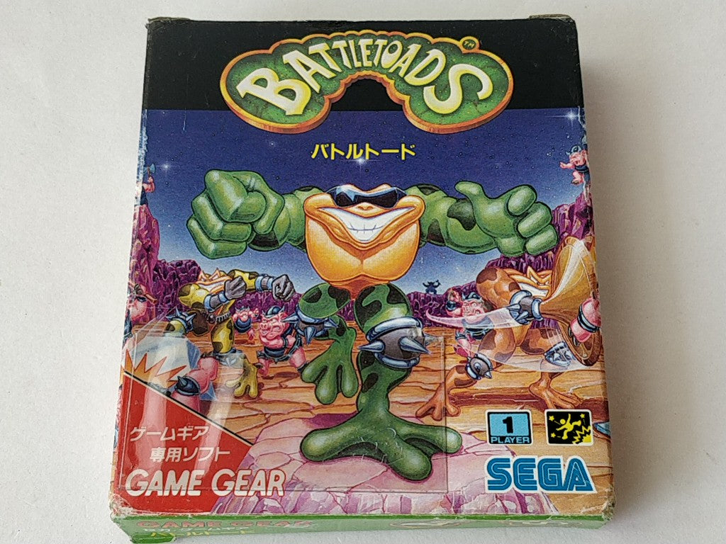 BATTLETOARDS SEGA GAME GEAR GG Cartridge,Manual,Boxed set tested-c0929- - Hakushin Retro Game shop