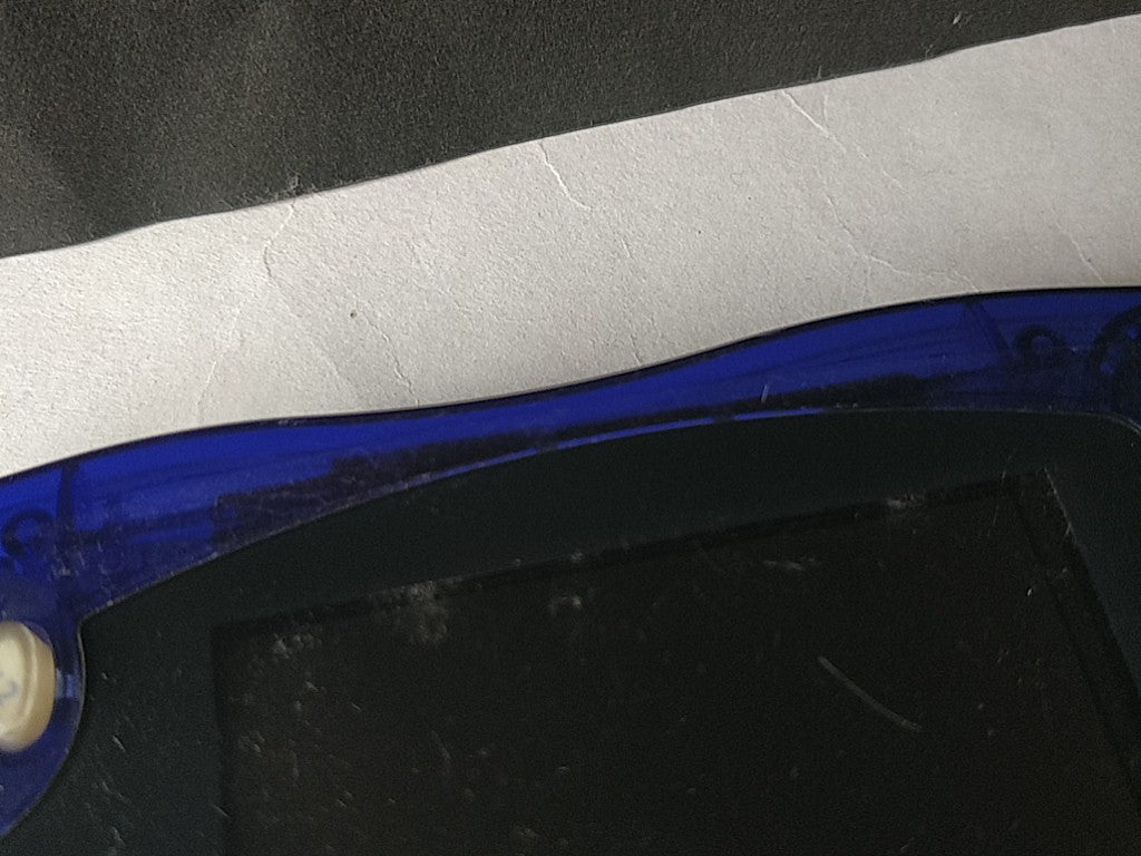 Wonder Swan Crystal Clear Blue BANDAI WSC Handheld Console tested-c1003- - Hakushin Retro Game shop