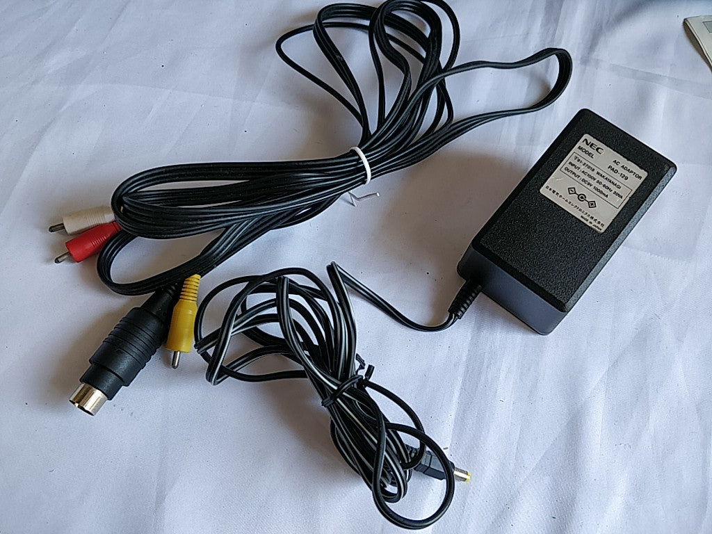 NEC PC Engine DUO-R Console(TurboDUO PI-TG10),Pad,PSU,AV Cable Games Boxed-c1013 - Hakushin Retro Game shop