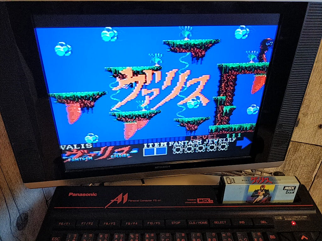 The Fantasm Soldier Valis MSX MSX2 Game Cartridge only tested-c1014- - Hakushin Retro Game shop