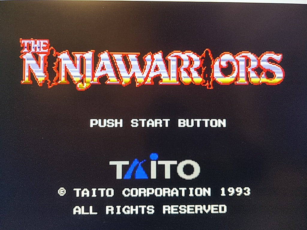 THE NINJA WARRIORS MEGA CD Game Disk,MAnual,Spine card, Boxed tested -c1023- - Hakushin Retro Game shop