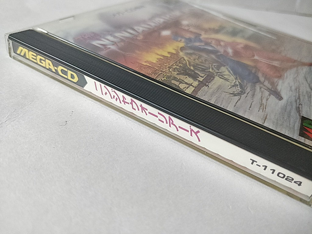 THE NINJA WARRIORS MEGA CD Game Disk,MAnual,Spine card, Boxed tested -c1023- - Hakushin Retro Game shop