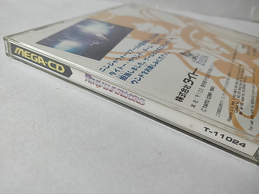 THE NINJA WARRIORS MEGA CD Game Disk,MAnual,Spine card, Boxed tested -c1023-