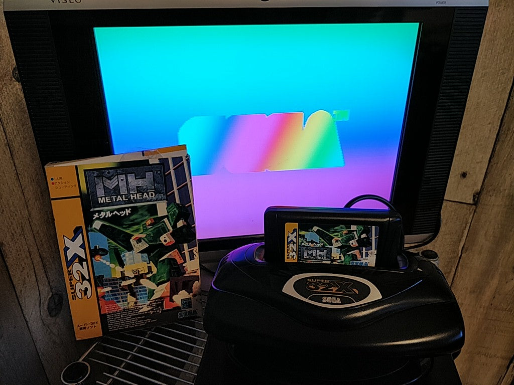 METAL HEAD SEGA MEGA DRIVE (GENESIS) SUPER 32X/ Cartridge,manual,Boxed-f0517-