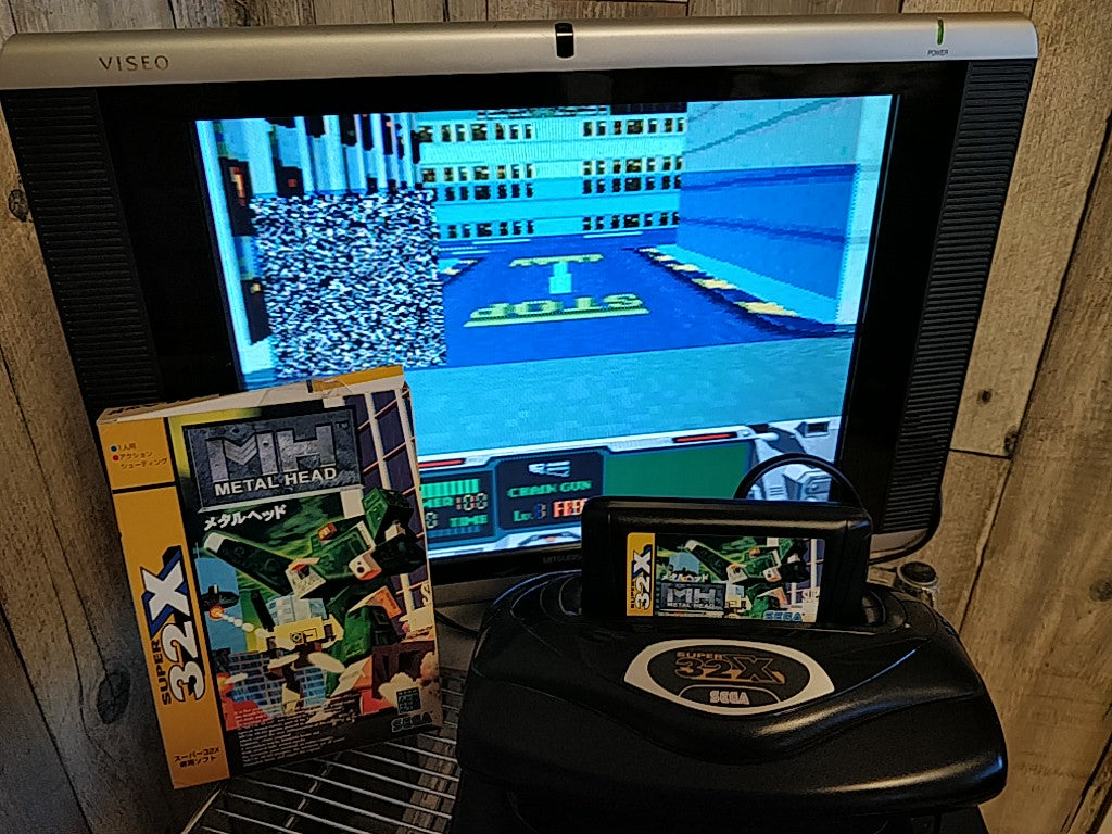 METAL HEAD SEGA MEGA DRIVE (GENESIS) SUPER 32X/ Cartridge,manual,Boxed-f0517-