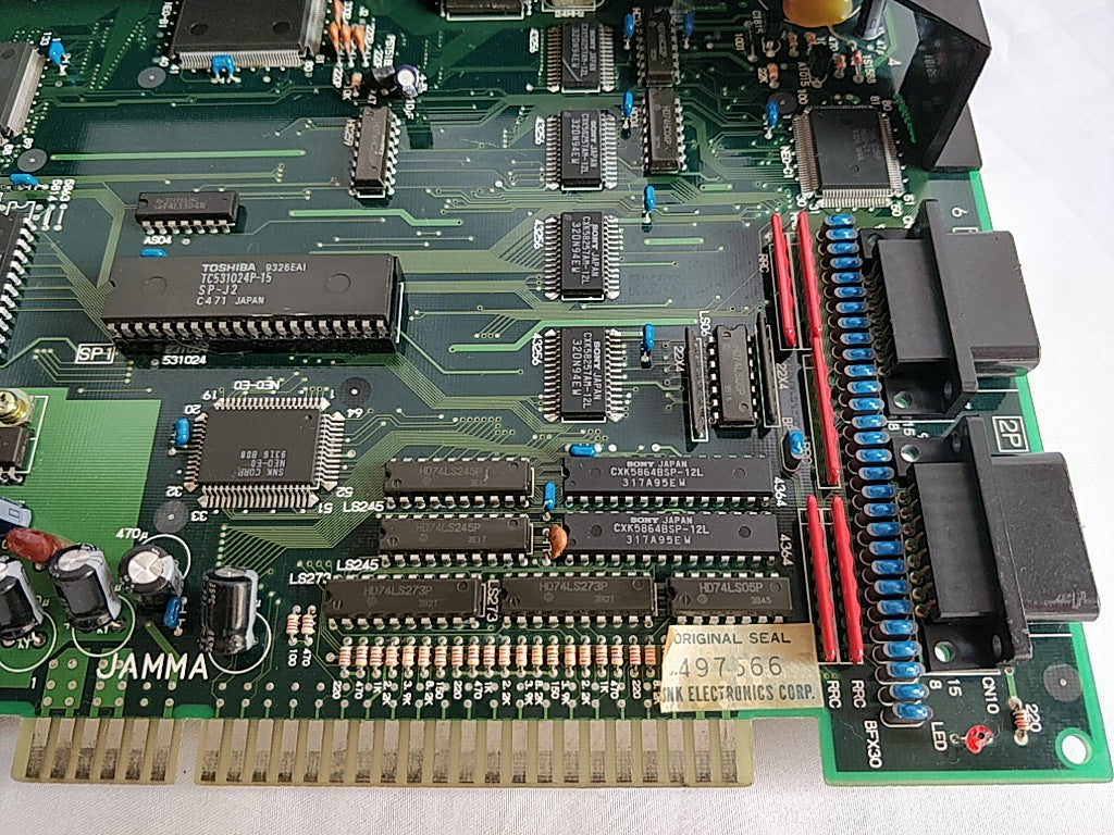 Defective/JUNK NEO GEO MVS System Motherboard (A Board) SNK NEO-MVH JAMMA-c1115-