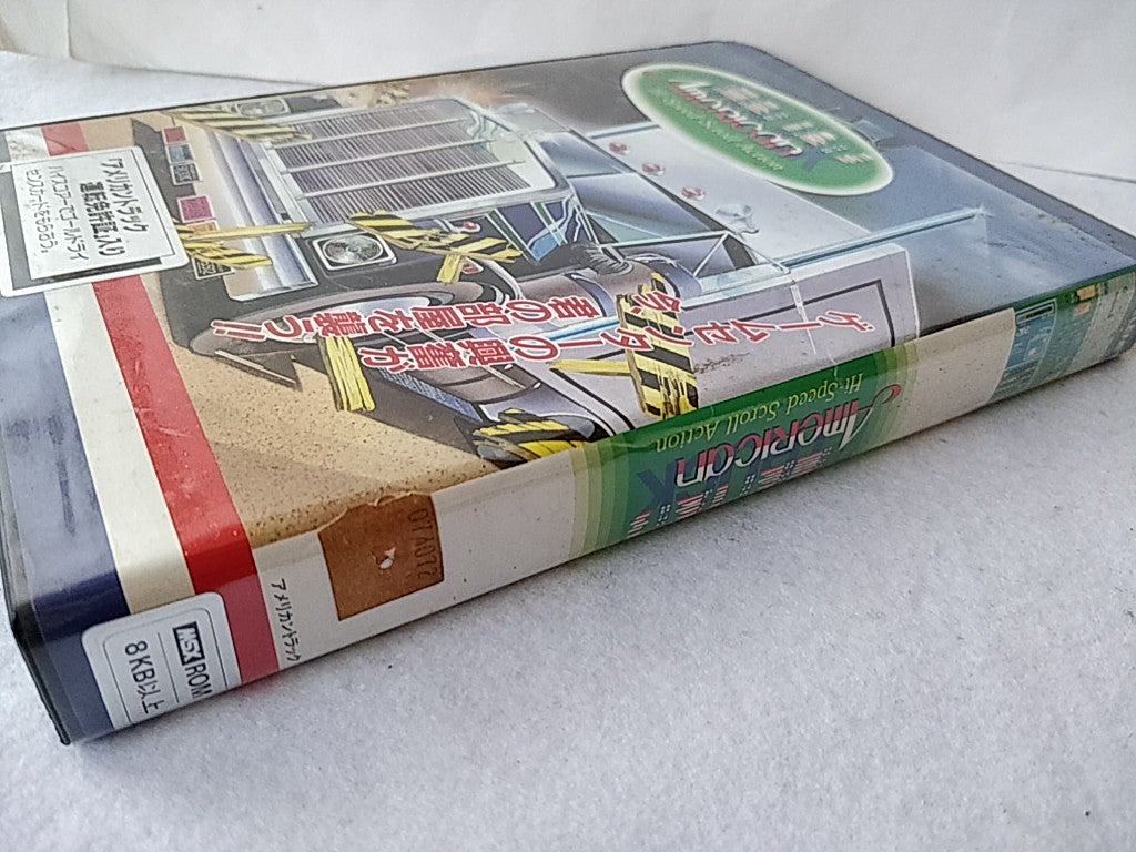 American truck MSX MSX2 Cartridge,Manual,Boxed set tested-c1120 - Hakushin Retro Game shop