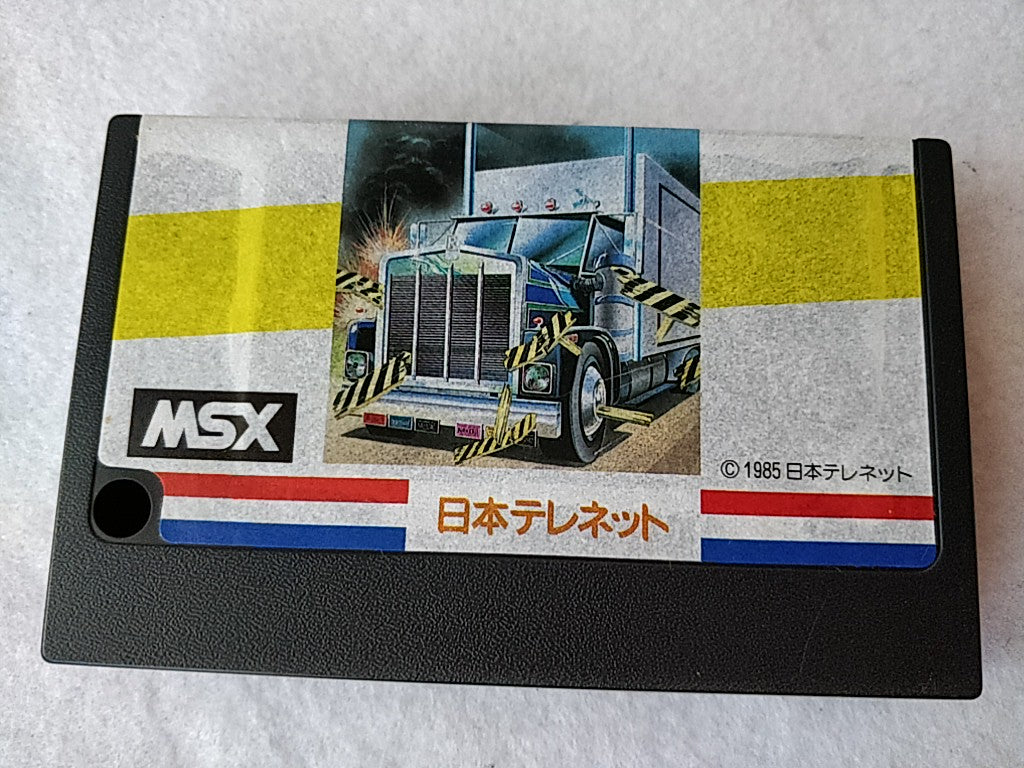 American truck MSX MSX2 Cartridge,Manual,Boxed set tested-c1120 - Hakushin Retro Game shop