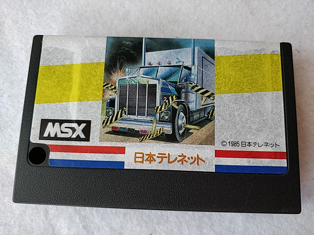 American truck MSX MSX2 Cartridge,Manual,Boxed set tested-c1120