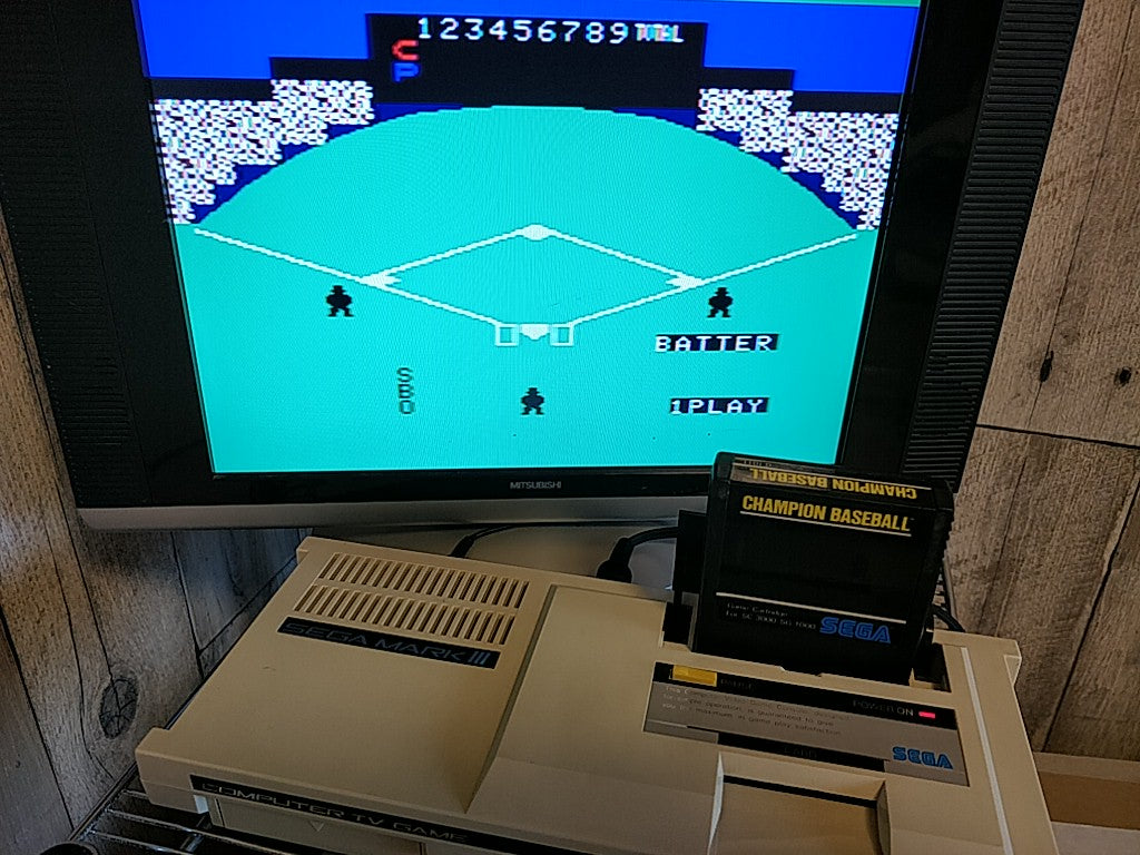 CHAMPION TENNIS,BASEBALL,BOXING,SCOCCER Master system MK-2000/Mark3 set-c1125- - Hakushin Retro Game shop