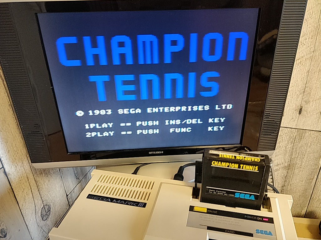 CHAMPION TENNIS,BASEBALL,BOXING,SCOCCER Master system MK-2000/Mark3 set-c1125-