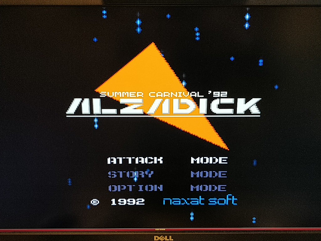 SUMMER CARNIVAL '92 ALZADICK NEC PC engine CD-ROM2,Manual, Boxed set-c1224- - Hakushin Retro Game shop