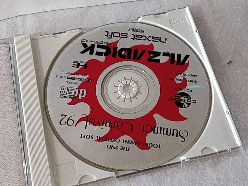 SUMMER CARNIVAL '92 ALZADICK NEC PC engine CD-ROM2,Manual, Boxed set-c1224- - Hakushin Retro Game shop