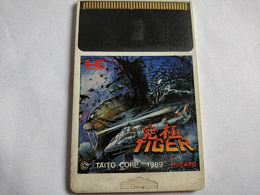 Twin Cobra / Kyukyoku Tiger NEC TurboGrafx-16 PCE game Hu-card only tested-d0112