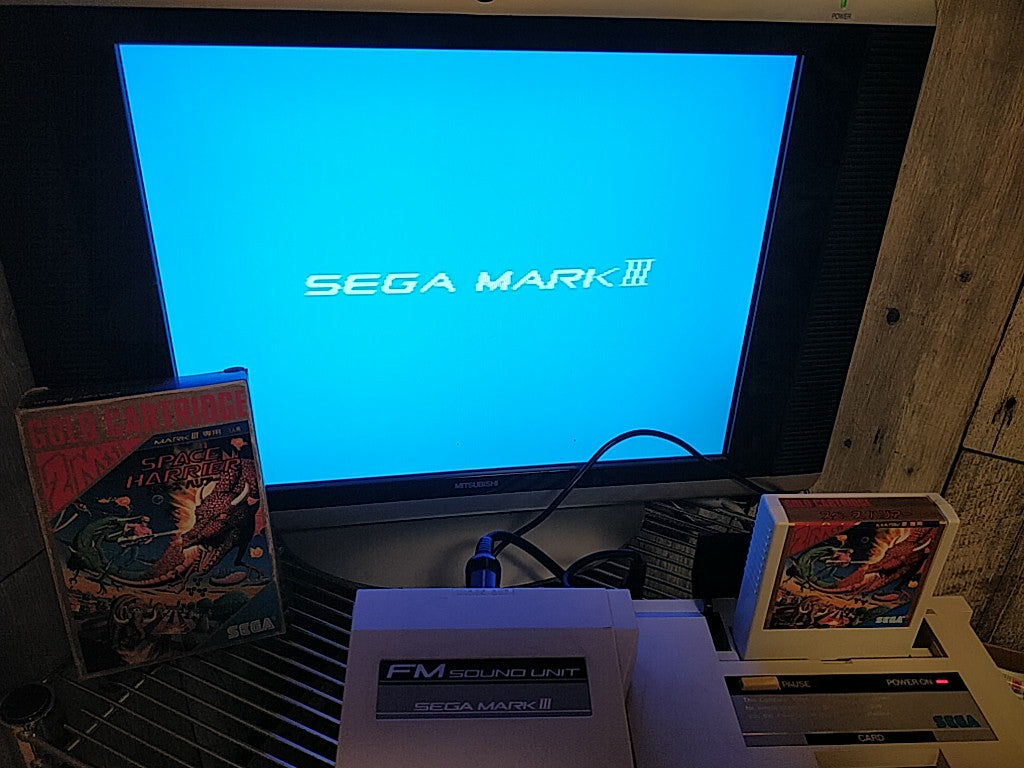 SPACE HARRIER SEGA Master system MK-2000/Mark3,Manual Boxed set tested-d0122-