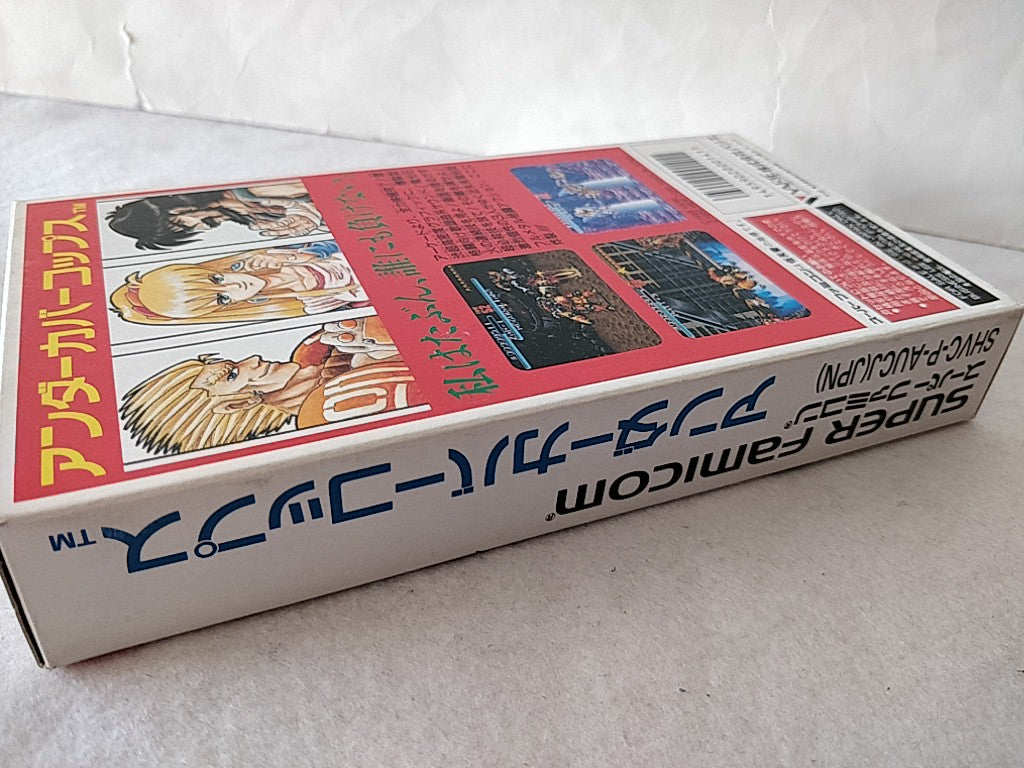 Undercover Cops Super Famicom SNES GAME Cartridge,Manual,Boxed set/tested-c1222- - Hakushin Retro Game shop