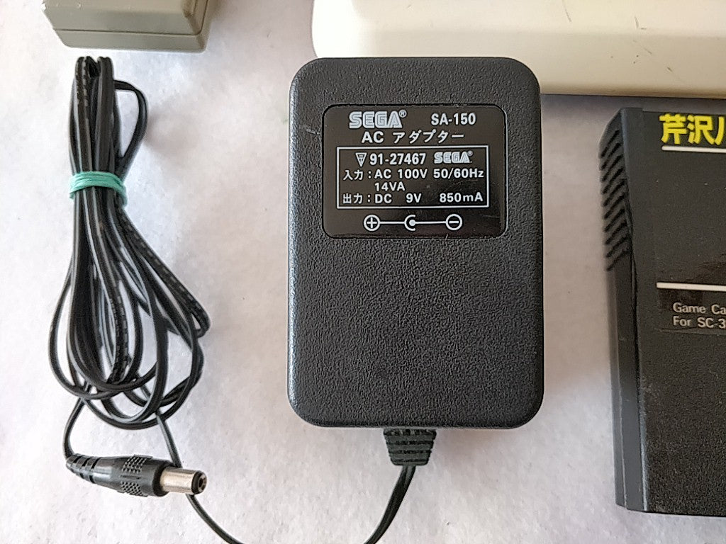 SEGA SG-1000 SG1000 CONSOLE system,Installed pad,PSU,Game set tested-d0207-