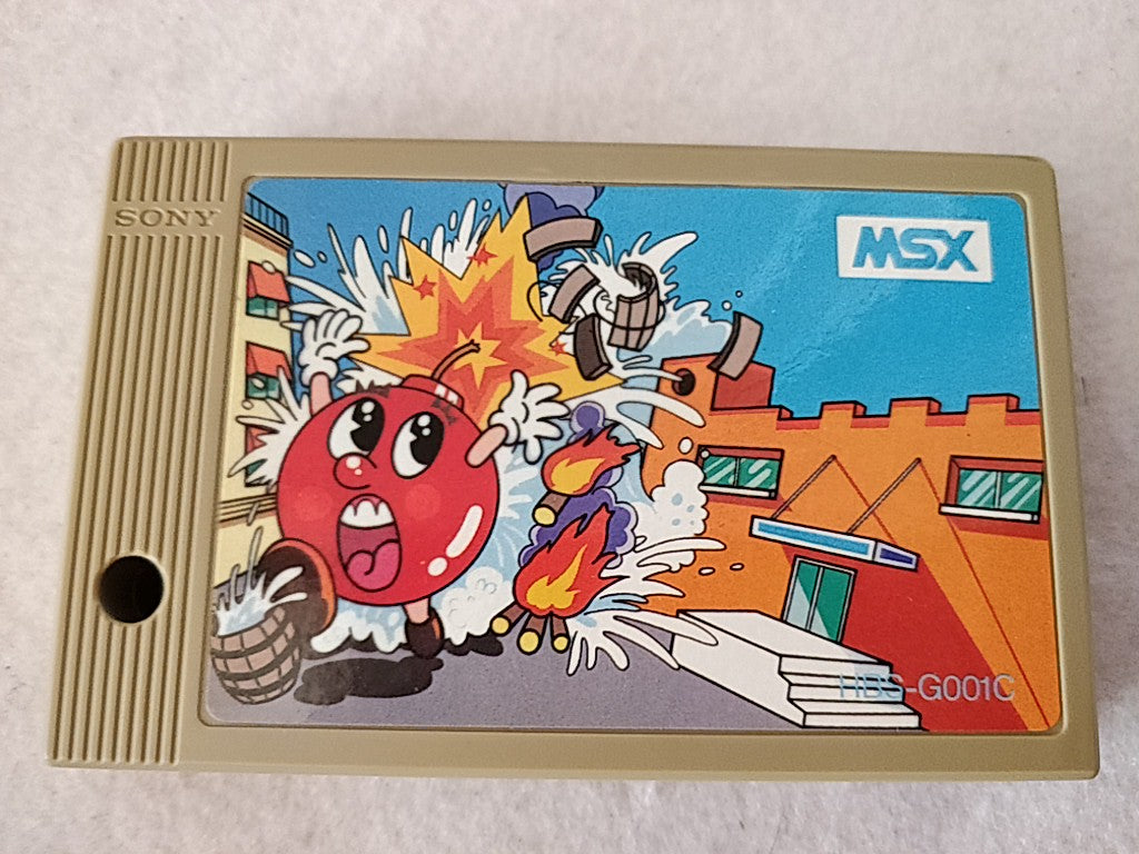 Sparkie Sony Hit Bit for MSX MSX2 Game Cartridge and box tested-d0209-