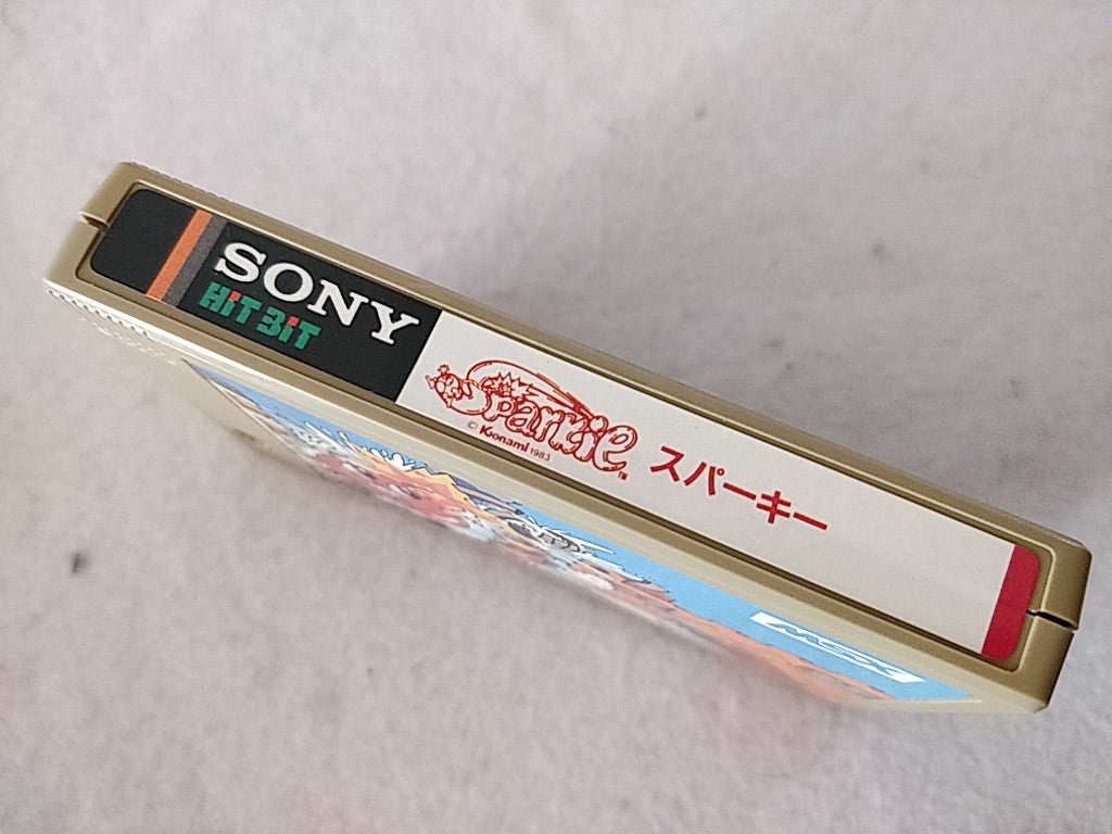 Sparkie Sony Hit Bit for MSX MSX2 Game Cartridge and box tested-d0209- - Hakushin Retro Game shop