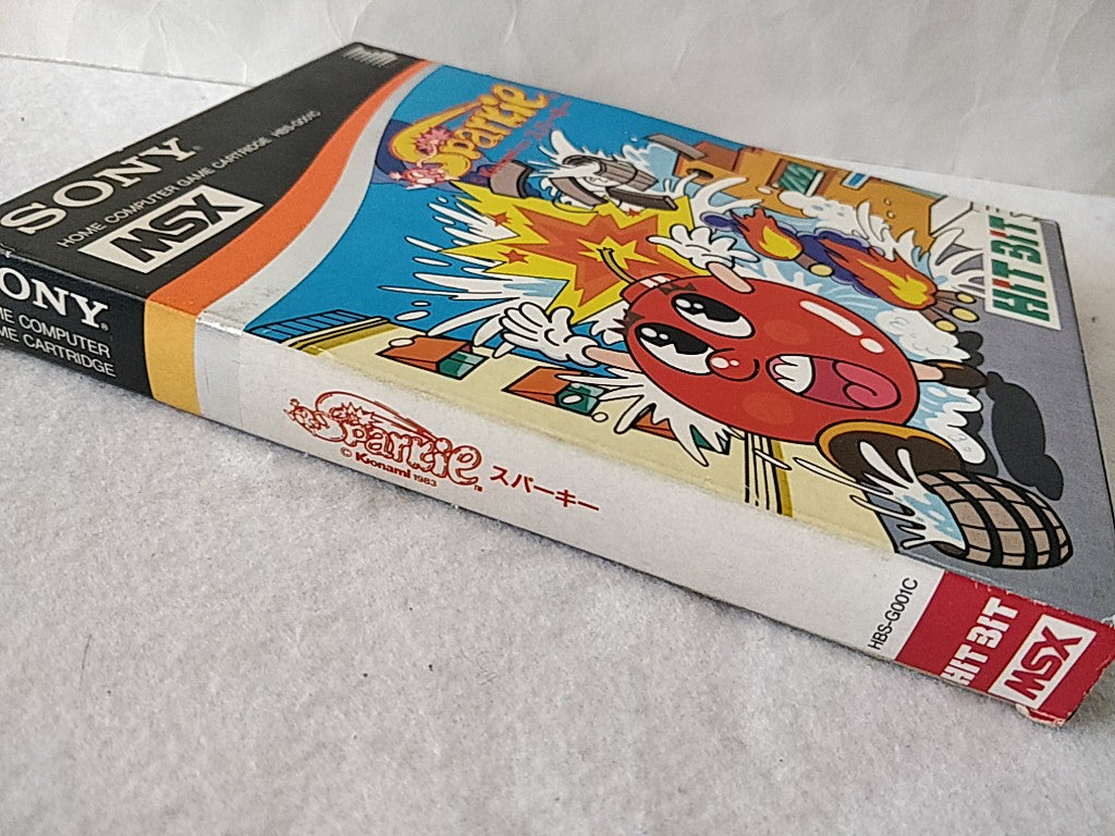 Sparkie Sony Hit Bit for MSX MSX2 Game Cartridge and box tested-d0209- - Hakushin Retro Game shop