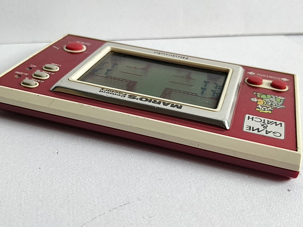 Vintage Nintendo GAME&WATCH MARIO'S Cement Factory Handheld game tested-d0212- - Hakushin Retro Game shop