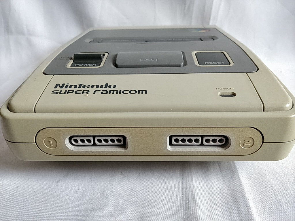 Super Famicom SNES console (SNES/SHVC-001),Pads and Game set tested-d0211- - Hakushin Retro Game shop