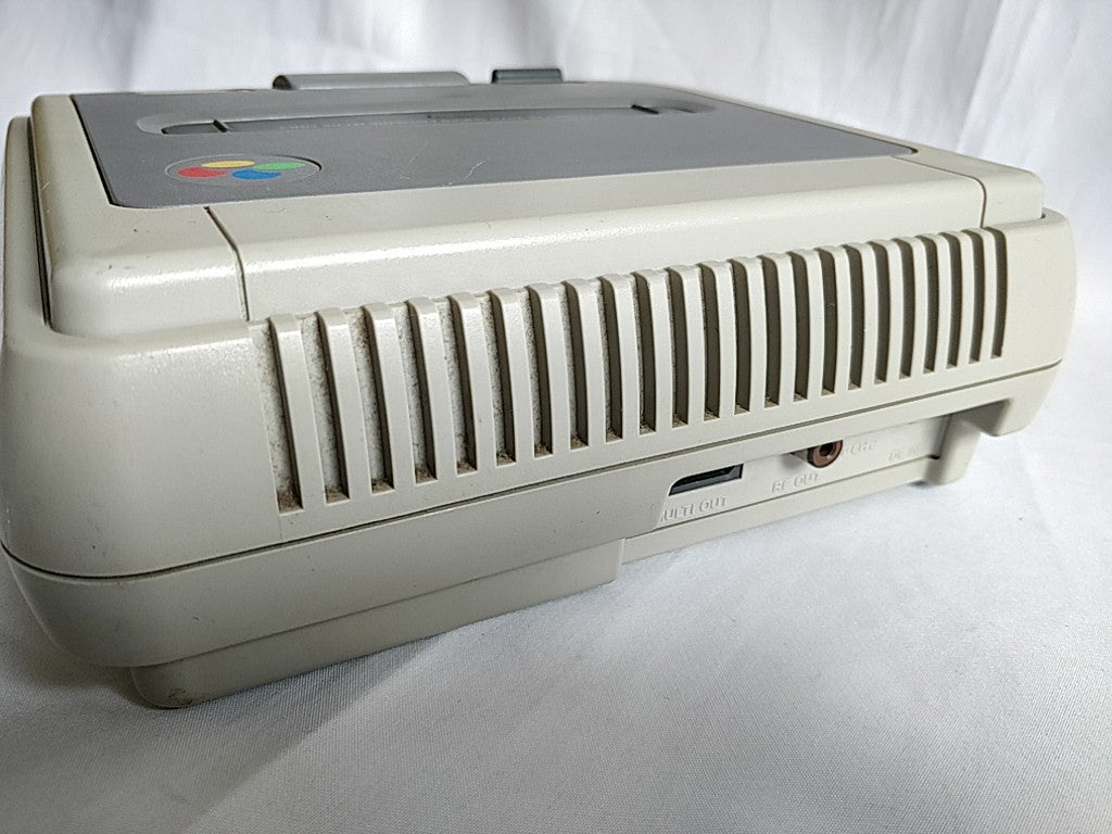 Super Famicom SNES console (SNES/SHVC-001),Pads and Game set tested-d0211- - Hakushin Retro Game shop