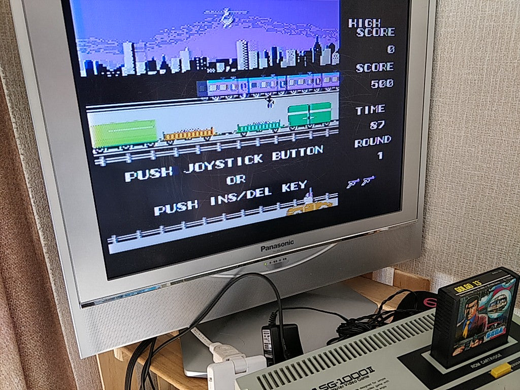 Golgo 13 SEGA Mark 3 Master system Cartridge only/tested-d0222- - Hakushin Retro Game shop