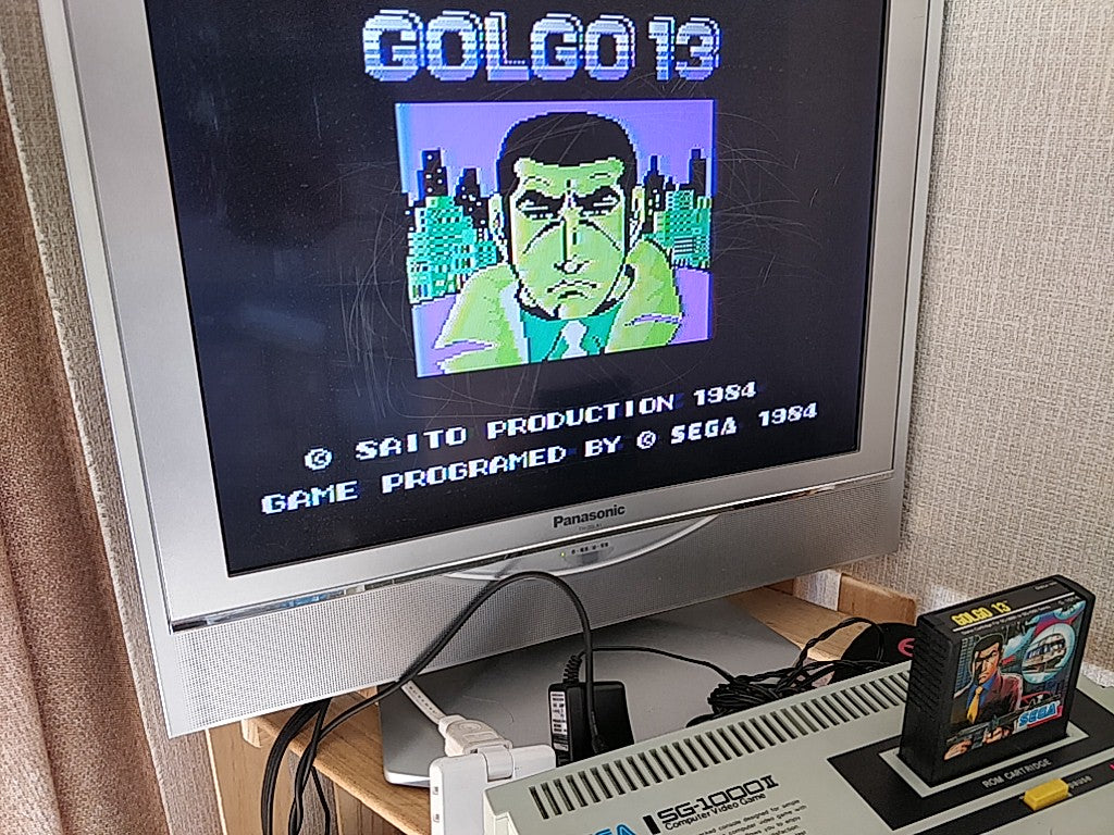 Golgo 13 SEGA Mark 3 Master system Cartridge only/tested-d0222- - Hakushin Retro Game shop