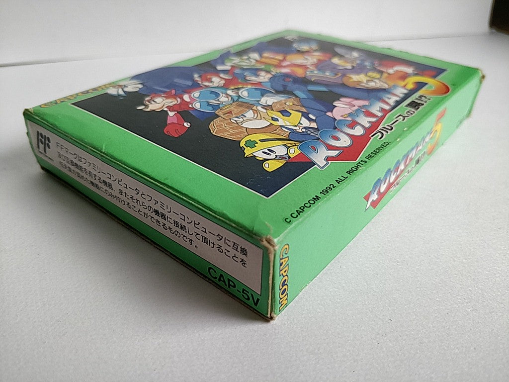 ROCKMAN 4 (MEGAMAN) Nintendo FAMICOM Cartridge,manual,Boxed set/tested-d0226- - Hakushin Retro Game shop