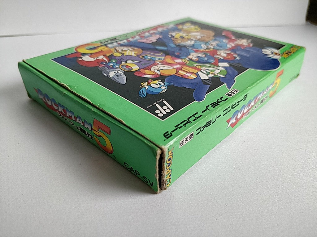 ROCKMAN 4 (MEGAMAN) Nintendo FAMICOM Cartridge,manual,Boxed set/tested-d0226- - Hakushin Retro Game shop