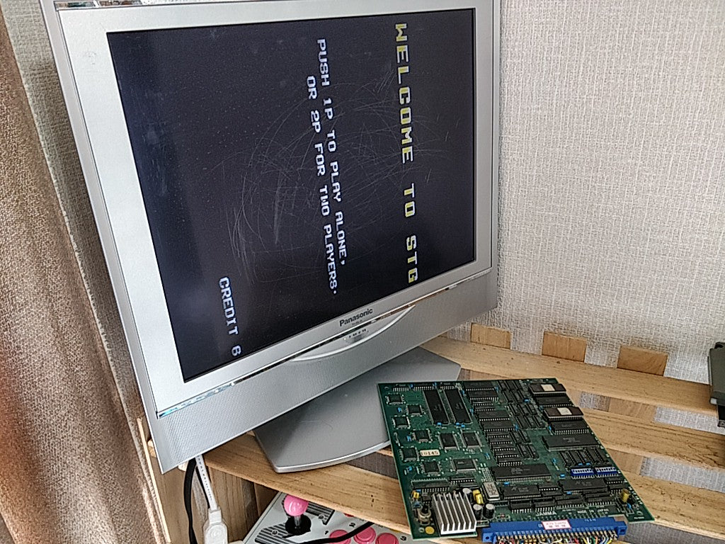 STRIKE GUNNER STG S.T.G. JAMMA Arcade PCB system Board tested-c0303- - Hakushin Retro Game shop