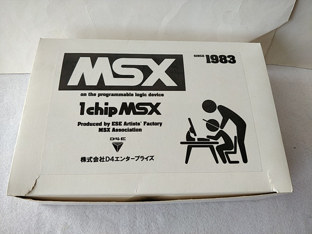 1Chip MSX Console D4 Enterprise PSU(AC Adapter),Manual,Boxed set tested-d0304- - Hakushin Retro Game shop