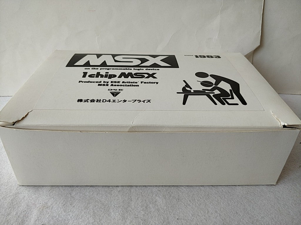 1Chip MSX Console D4 Enterprise PSU(AC Adapter),Manual,Boxed set tested-d0304- - Hakushin Retro Game shop