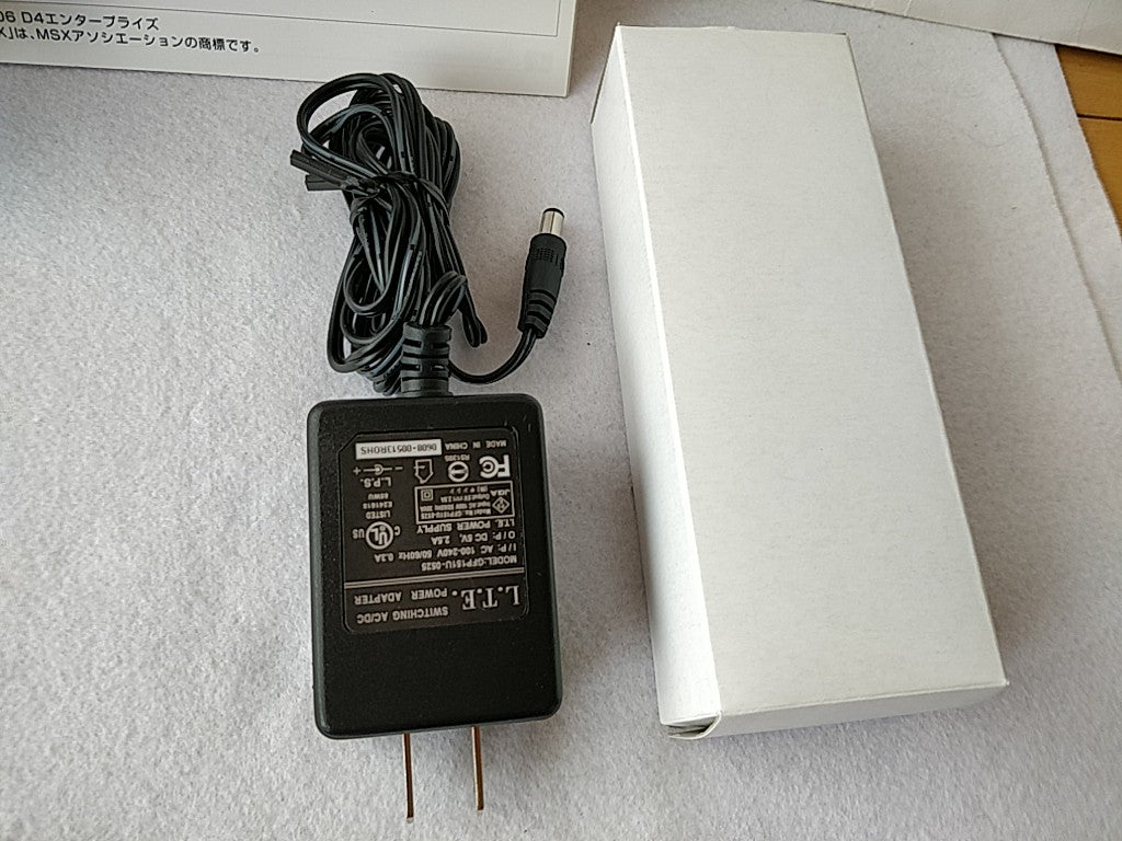 1Chip MSX Console D4 Enterprise PSU(AC Adapter),Manual,Boxed set tested-d0304- - Hakushin Retro Game shop