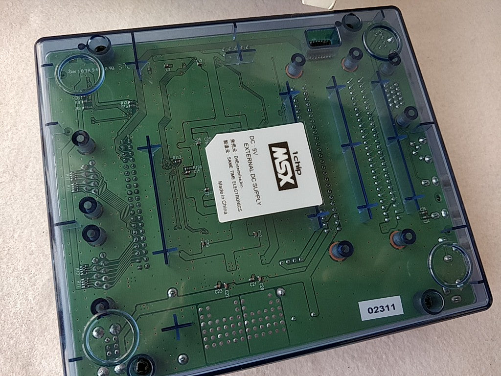 1Chip MSX Console D4 Enterprise PSU(AC Adapter),Manual,Boxed set tested-d0304- - Hakushin Retro Game shop