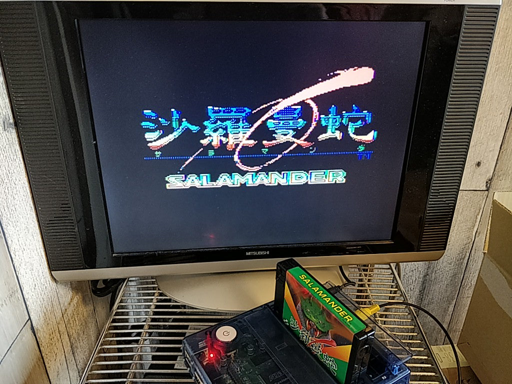 Salamander/Life Force MSX shooter Game Japan/Game cartridge only tested-c0304- - Hakushin Retro Game shop