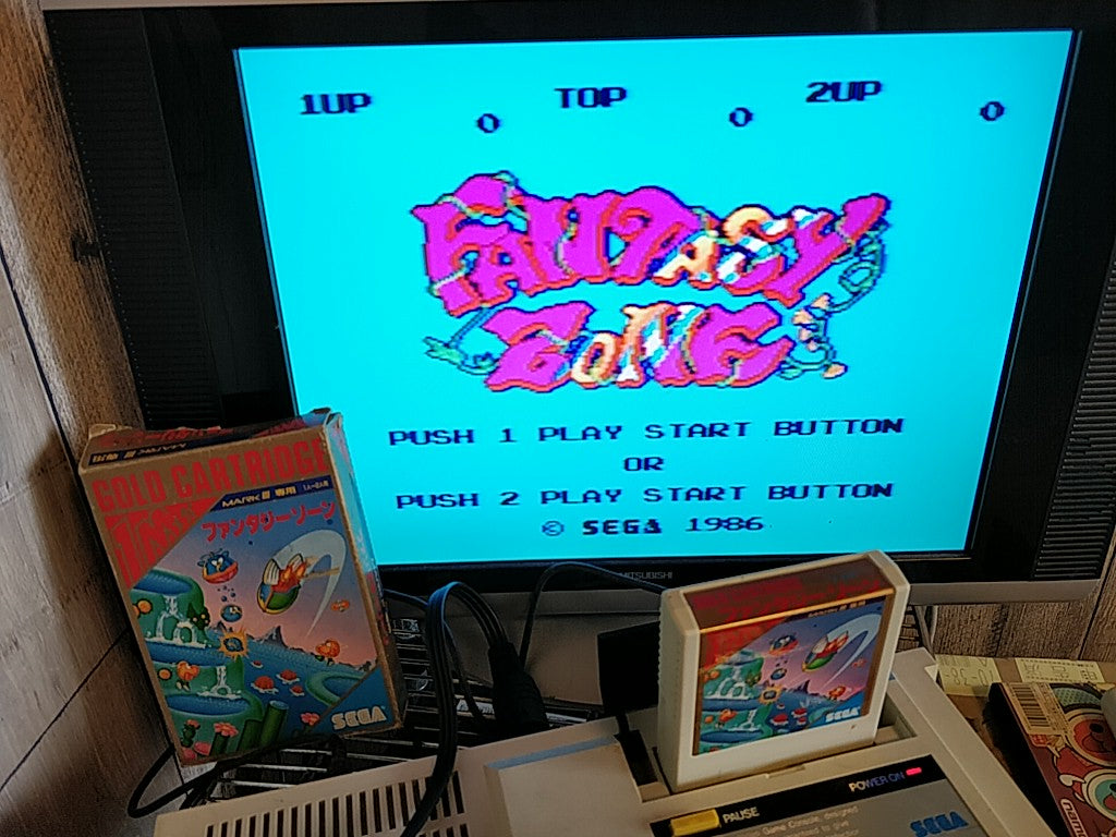 FANTASY ZONE and OPA OPA ( FANTASY ZONE 2) SEGA Master system Boxed tested-d0309 - Hakushin Retro Game shop