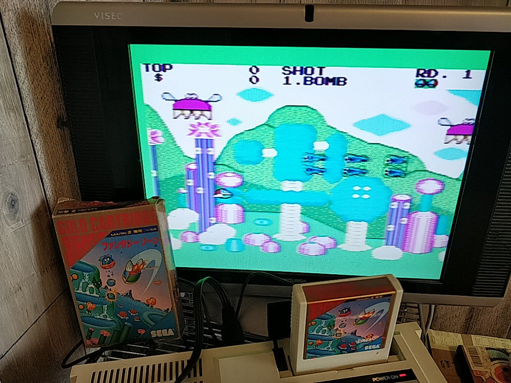 FANTASY ZONE and OPA OPA ( FANTASY ZONE 2) SEGA Master system Boxed tested-d0309 - Hakushin Retro Game shop
