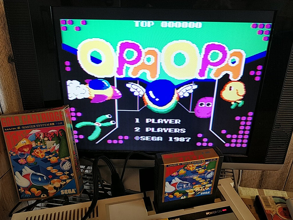 FANTASY ZONE and OPA OPA ( FANTASY ZONE 2) SEGA Master system Boxed tested-d0309 - Hakushin Retro Game shop