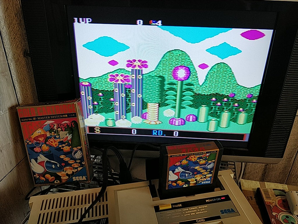 FANTASY ZONE and OPA OPA ( FANTASY ZONE 2) SEGA Master system Boxed tested-d0309 - Hakushin Retro Game shop