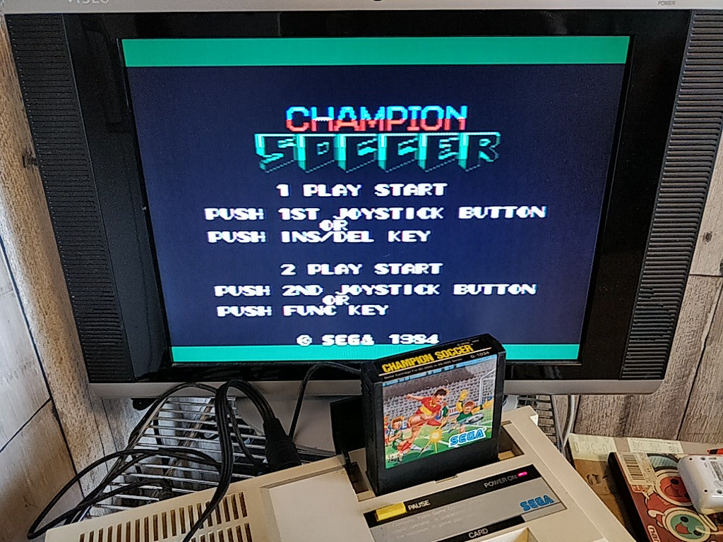 タイトルCHAMPION BASEBALL,GOLF,SCOCCER Master system MK-2000/Mark3 set tested-d0309- - Hakushin Retro Game shop