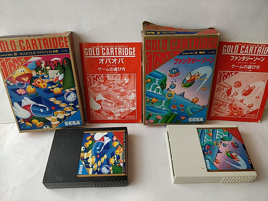 FANTASY ZONE and OPA OPA ( FANTASY ZONE 2) SEGA Master system Boxed tested-d0309 - Hakushin Retro Game shop